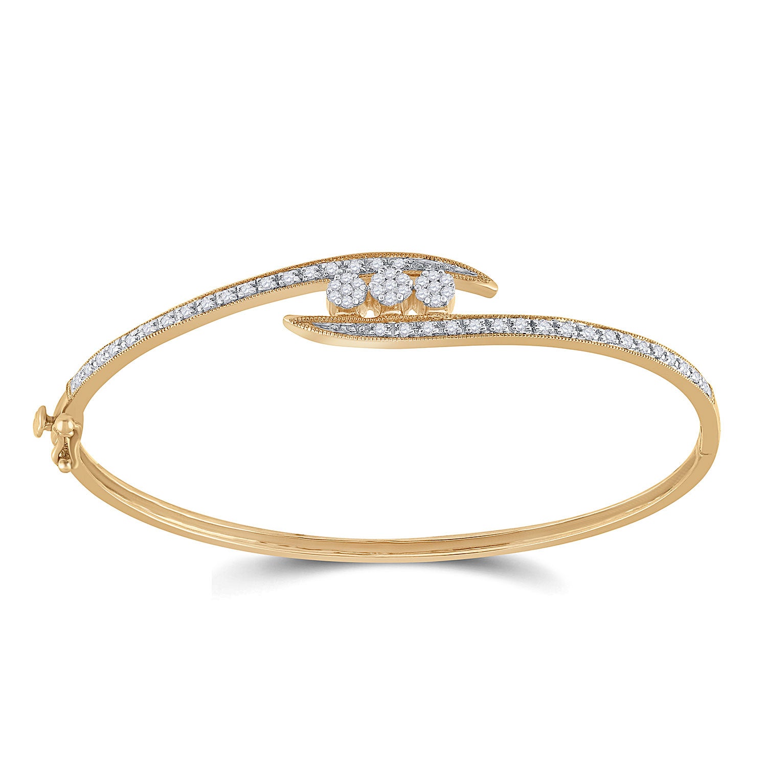 Twist Bangle Bracelet in 14kt Yellow Gold – Day's Jewelers